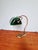 Articulated Brass Bankers Lamp with Green Opaline Shade, 1920s For Sale - Image 9 of 18