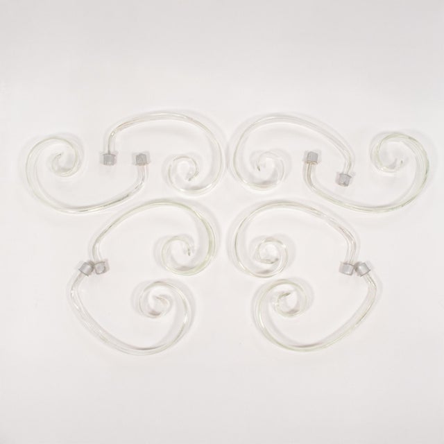 Mid‑Century Italian Martinuzzi-Inspired Pulegoso and Lattimo Murano Chandelier For Sale - Image 13 of 18