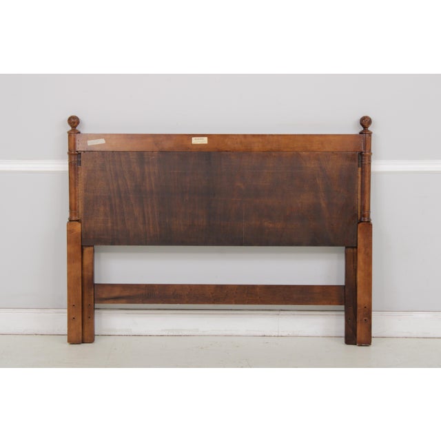 Henredon Villa Borghese Walnut Queen Size Headboard For Sale - Image 13 of 15