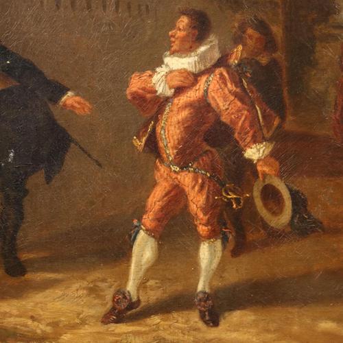 French School Artist, The Presentation, Oil on Canvas For Sale - Image 5 of 11