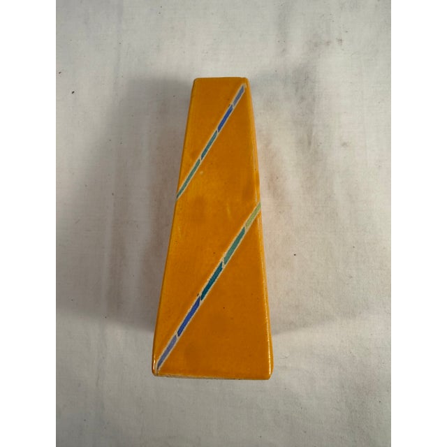 Vintage, Vibeke Fischer, Danish Signed Vase Mid Century For Sale - Image 4 of 6