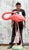 Vintage Mid-Century Modern Monumental Fiberglass Tall Flamingo For Sale In West Palm - Image 6 of 6
