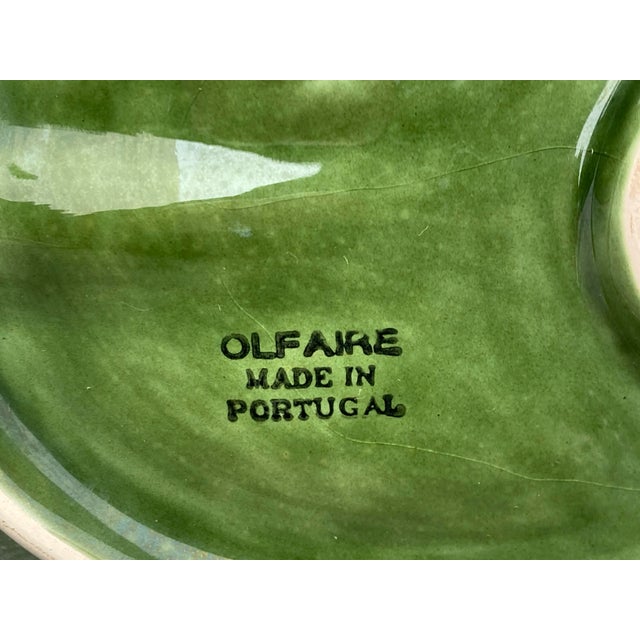 Vintage Olfaire Majolica Green Bell Pepper Bowl For Sale - Image 12 of 17