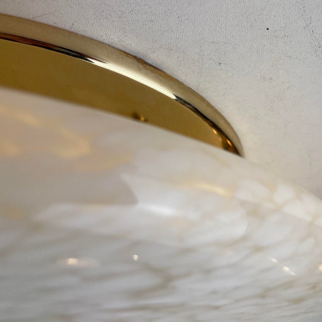 Maculato Murano Glass Ceiling Lamp, Italy, 1980s For Sale - Image 9 of 18