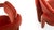 Red Double Arch Dining Chair in Cotton Velvet from Insidherland For Sale - Image 8 of 18