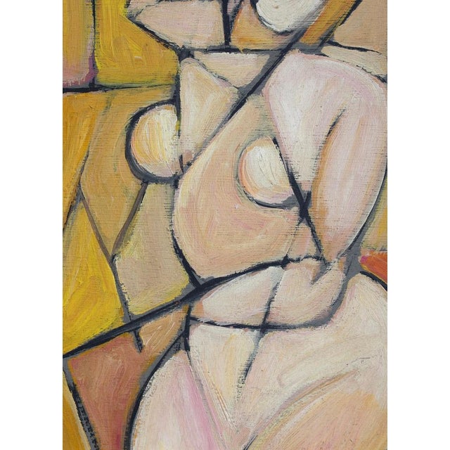 The Vanguard Series Nr. VIII: Postwar European Abstract Composition, 1950s-1970s, Oil on Board For Sale - Image 11 of 13
