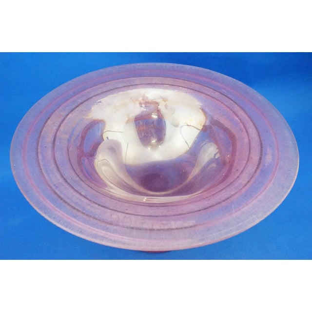 Iridescent Pink Murano Glass Vase from Seguso, 1900s For Sale - Image 12 of 18