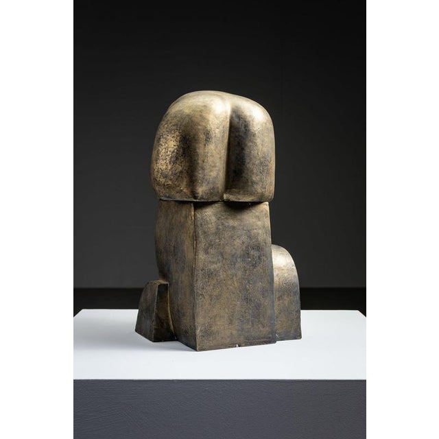 Abstract Sculpture by Cor Dam Cor Dam (1935-2019) period: 1975-1990 origin: The Netherlands dimensions (cm): h43 x w25 x...