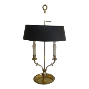 Vintage Late 20th Century Brass Bouillotte Lamp