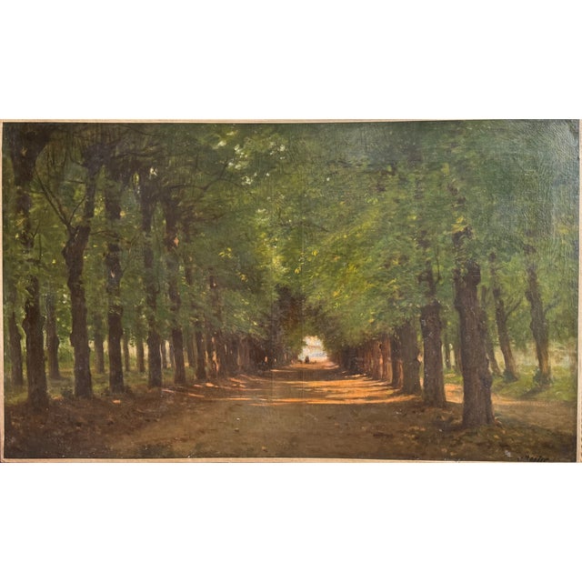 Unknown, Bridleway, 1880, Oil on Canvas For Sale - Image 9 of 9