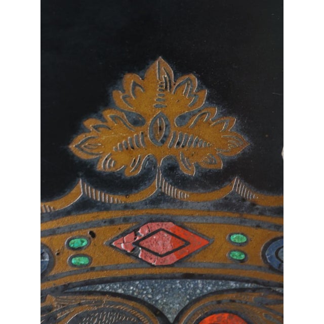 Large 19th Century Florentine Heraldic Pietra Dura Plaque, Allegory of Peace in Marble, 1890s For Sale - Image 10 of 14