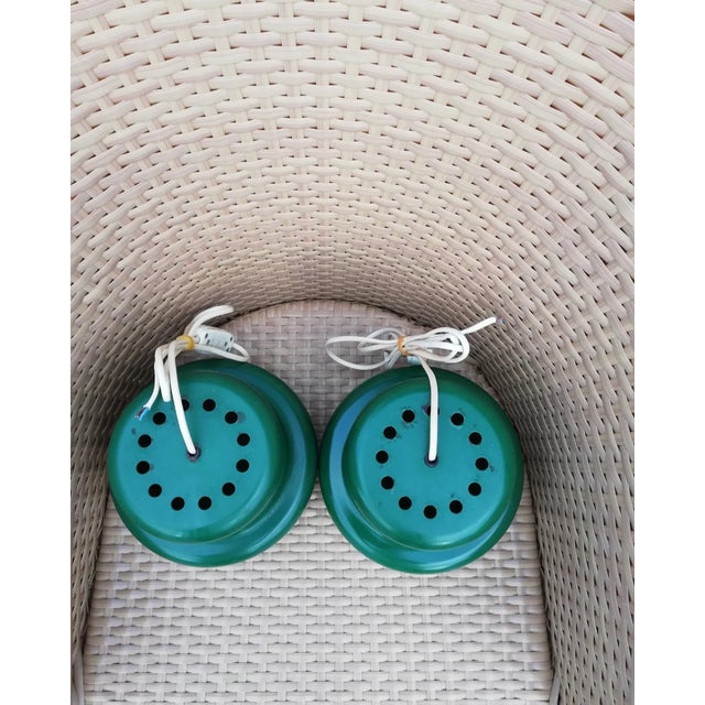 Anders Pehrson Mini Pot Pendant Lights by Anders Pehrson for Ateljé Lyktan, 1950s, Set of 2 For Sale - Image 4 of 5