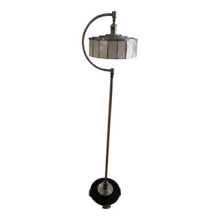 Art Deco Shell Capiz Floor Lamp. For Sale