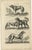 Antique print of various animals; Lupus, Wolff (Wolf) - Vulpes, Fuchs (Fox) - Zilio Hyaena (Hyena). This print originates...