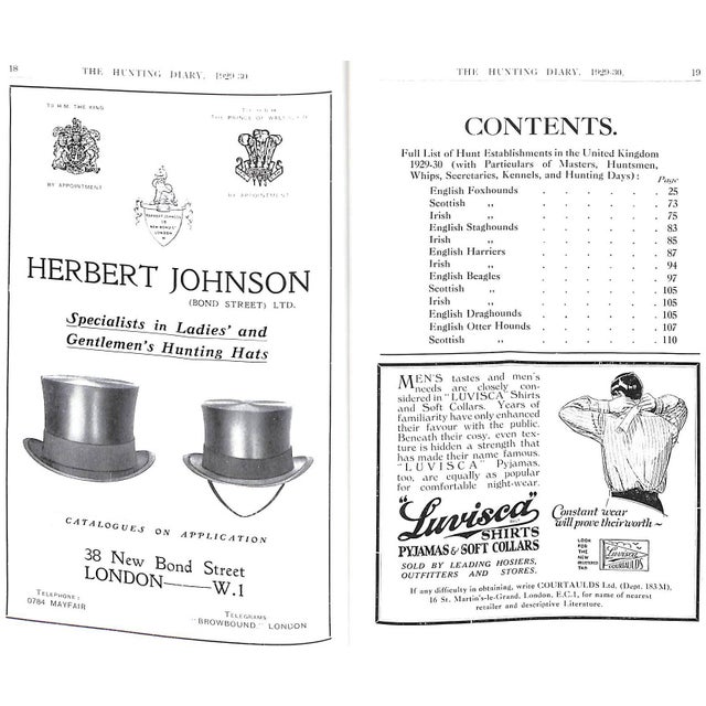 "The Hunting Diary and Guide 1929-30: A Guide and Handbook for Followers of Hounds" For Sale - Image 9 of 16