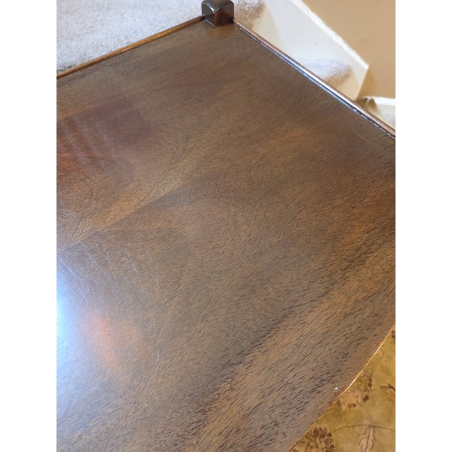 Mid 20th Century Vintage Three Tier Side Rolling Table For Sale - Image 5 of 12