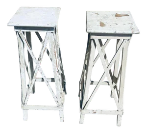 19th Century English Plant Stands - a Pair