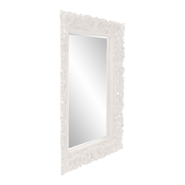Kenneth Ludwig Chicago Barcelona Mirror - Glossy White For Sale - Image 4 of 7