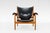 Chieftain Chair in Black Leather and Teak by Finn Juhl, 1960s For Sale - Image 5 of 5