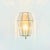 1960s 1960s Mid-Century Modern Glass & Brass Wall Lamps/Sconces From Limburg, Germany For Sale - Image 5 of 8