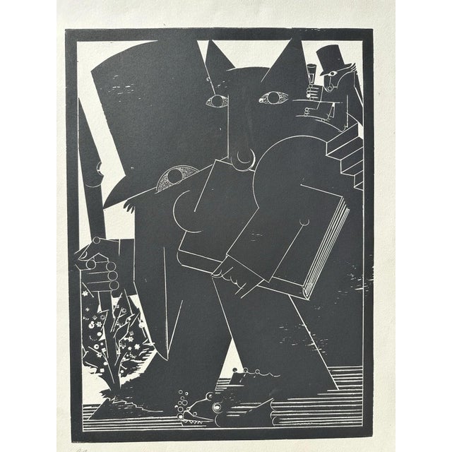 Albert Schindehütte, Artist's Edition (e.a.), 1989, Woodcut For Sale - Image 3 of 11