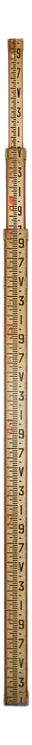 Early 20th Century English Telescoping Surveyors Measure