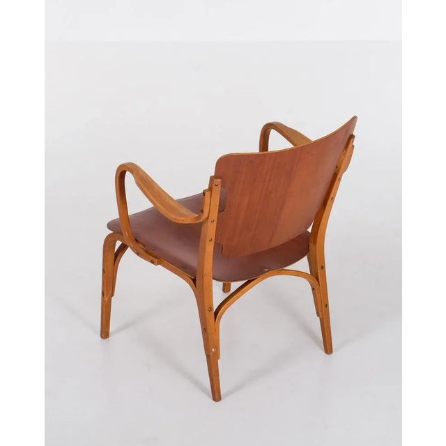 1940s Armchair attributed to Carl-Axel Acking for Bodafors, 1940s For Sale - Image 5 of 10