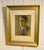 Classic portrait of a young adult man wearing suit and tie done in soft pastel colors framed in wood silver gilt frame