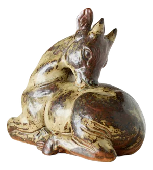 Ceramic Fawn by Knud Kyhn