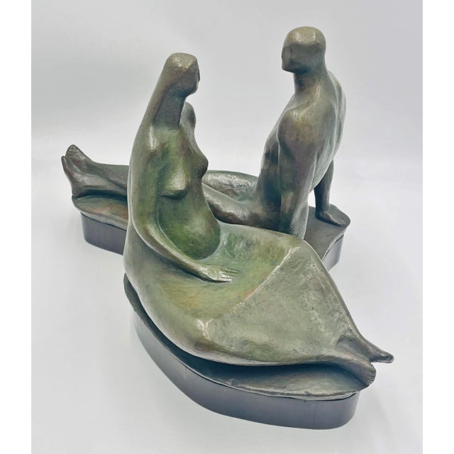 Salvador Soto Tovar “Pareja” Bronze Sculpture, Signed & Dated 1965 Mexican Art For Sale - Image 12 of 18