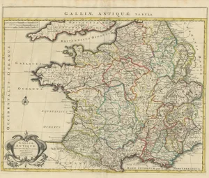 Antique Map of France by Mortier, 1730