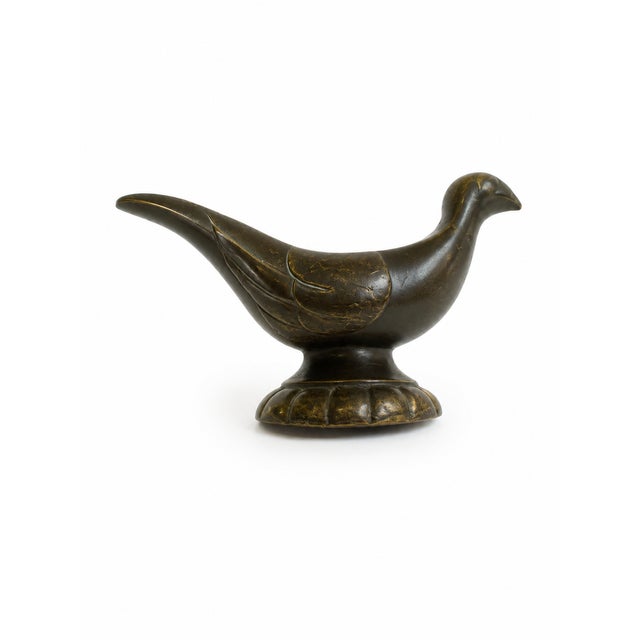1930s Art Deco Disko Metal Desk Sculpture by Just Andersen, 1930s For Sale - Image 5 of 7