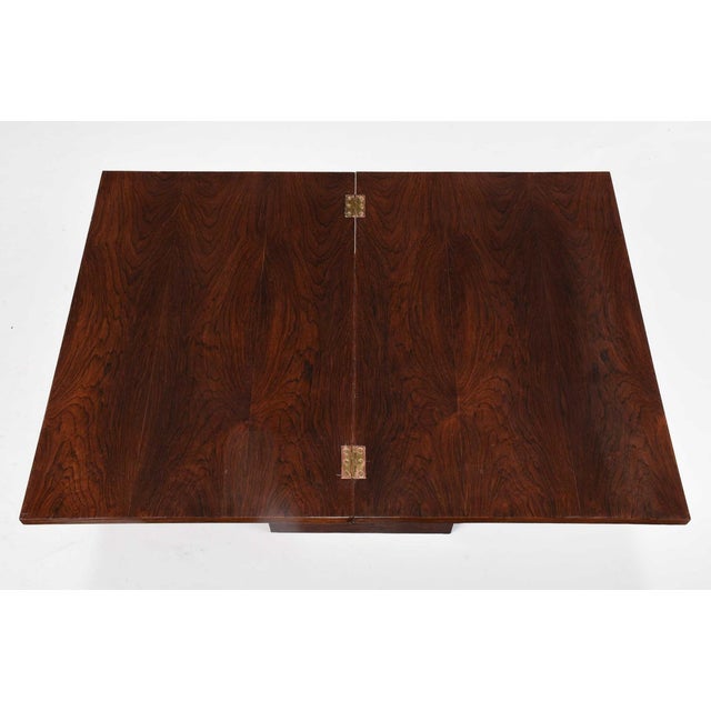 Art Moderne Exotic Woods Convertible Tea Table For Sale - Image 6 of 6