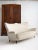 A mid century Italian sofa attributed to Maurizio Tempestini. Sculptural wingback silhouette. Original upholstery as...