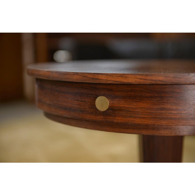 Art Deco Side Table in Wood and Bronze by Maurice Rinck, 1930s For Sale - Image 4 of 10