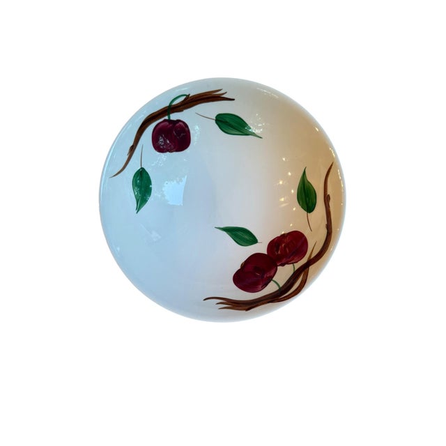 Vintage Blue Ridge Pottery Crab Apple Serving Bowl For Sale - Image 4 of 10