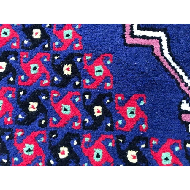 Large Vintage North African Tunisian Rug For Sale - Image 13 of 18