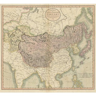 Antique Map of Chinese and Independent Tartary and Korea and Japan, 1806 For Sale