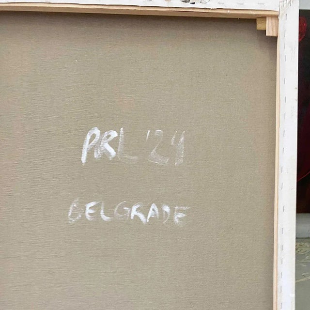 Contemporary Abstract Mixed Media on Canvas Painting "Spring" by Paul Landauer For Sale - Image 9 of 9