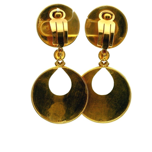 Lalaounis Vintage Ilias Lalaounis 18k Gold Ancient Revival Drop Earrings, Greece, A Pair For Sale - Image 4 of 13