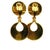Lalaounis Vintage Ilias Lalaounis 18k Gold Ancient Revival Drop Earrings, Greece, A Pair For Sale - Image 4 of 13