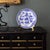 American Kansas Sunflower State Delft Style Blue and White Decorative Plate For Sale - Image 3 of 5