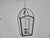 Pair of Large French 1900s Iron Lanterns with Rippled Glass, Rewired for USA For Sale - Image 9 of 12