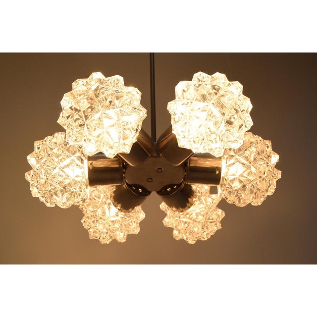 Chandeliers attributed to Kamenicky Senov, 1970s For Sale - Image 9 of 15
