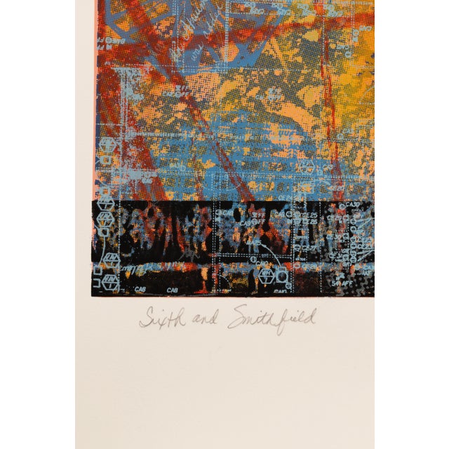 Gothic Judith Lipnik Perlow Column Series (Large Iv) 2003 Signed Serigraph on Paper For Sale - Image 3 of 6