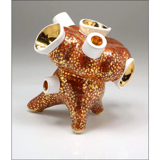 Ceramic Michael Geertsen Fine Art "Standing Object" Studio Pottery Abstract Sculpture For Sale - Image 7 of 7
