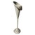 1970s Shabby Chic White Wicker Tropical Hourglass Base Floor Lamp For Sale - Image 4 of 6