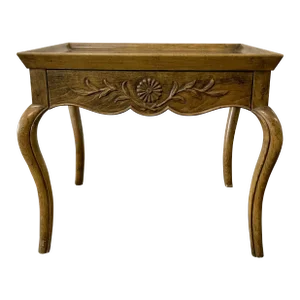 Baker French Provincial Style Walnut Side Table