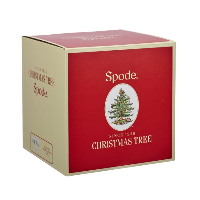 Spode Christmas Tree Pedestal Goblets 16 oz., Set of 4 For Sale In New York - Image 6 of 11