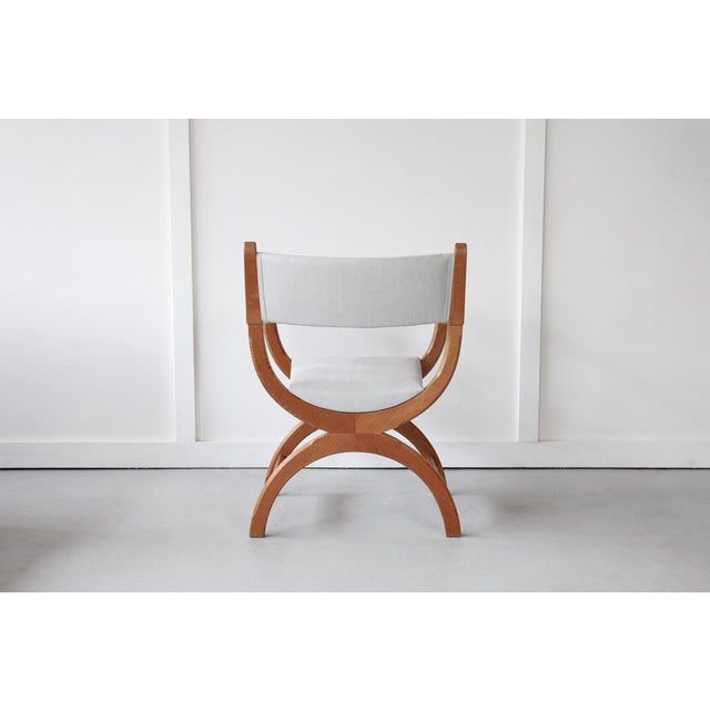 Mid-Century Modern Vintage Danish Kurul Armchair by Henning Kjærnulf, 1960s For Sale - Image 3 of 7